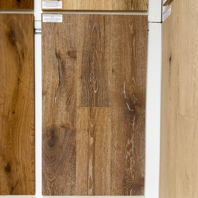 Boston Engineered Real Wood French Oak Smoked Limed White Oiled Sunken Filler